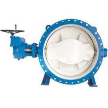 Ductile iron double flanged butterfly valve